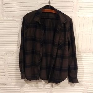 Black green Flannel By Buffalo David Bitton
